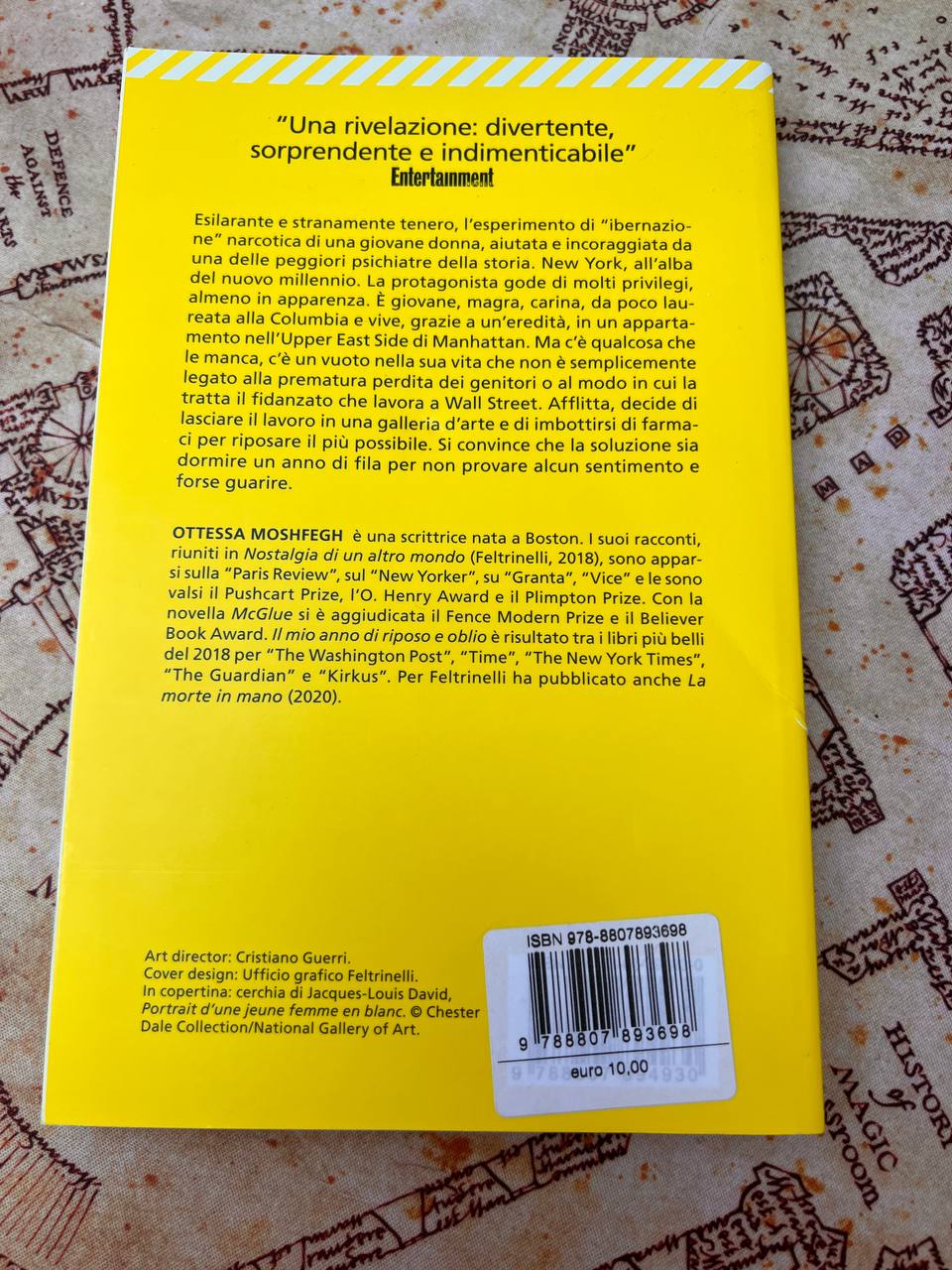 Il mio anno di riposo e oblio (Programma Punti Fedeltà)