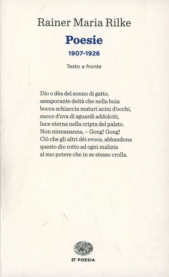 Poesie (1907-1926). Testo tedesco a fronte - Rainer Maria Rilke - Einaudi